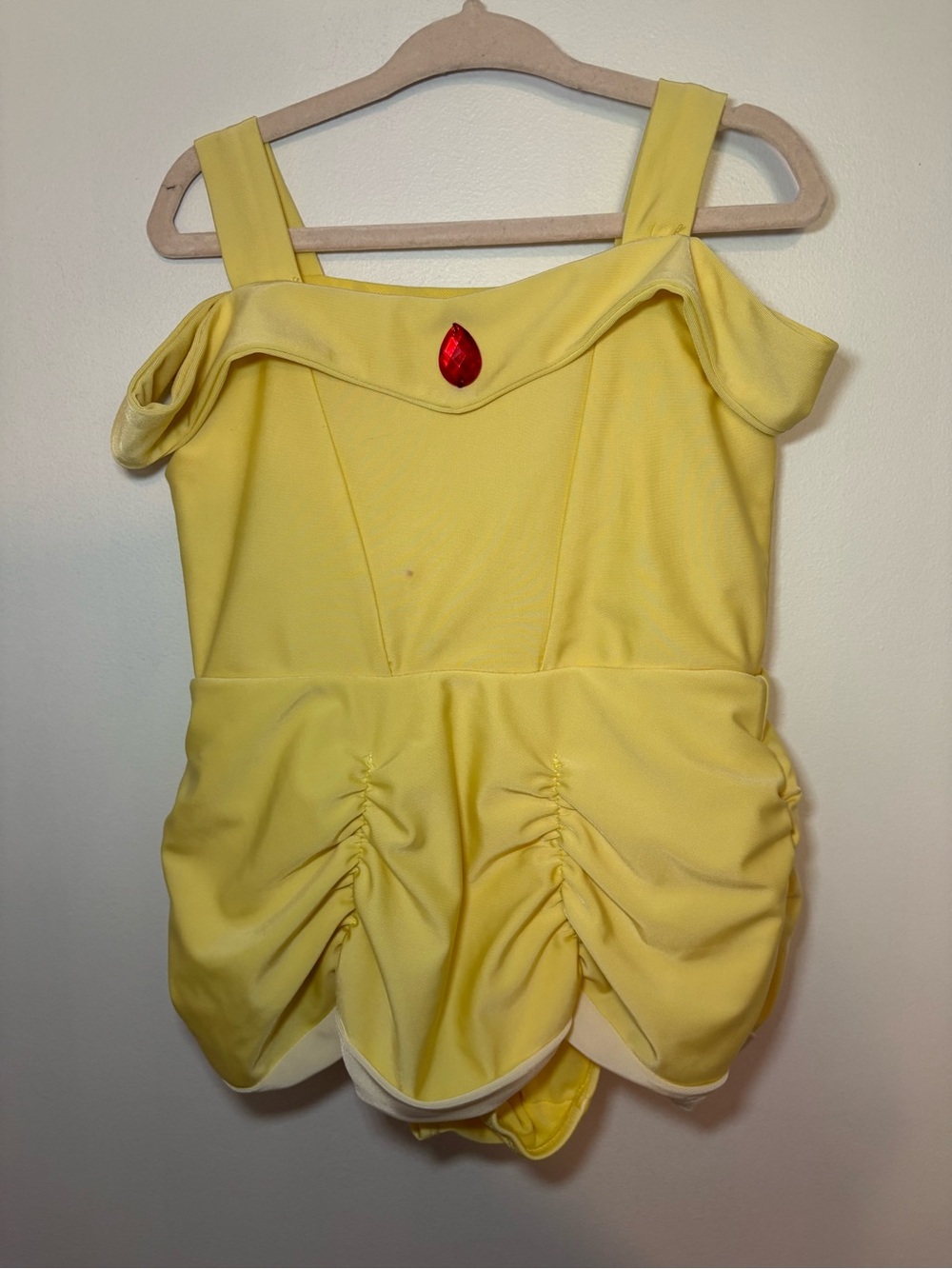 Yellow Princess-Inspired Children's Costume Swimsuit